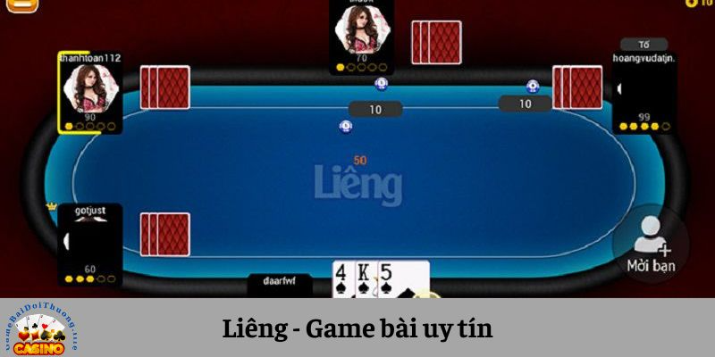 Game bài Liêng có sức hút, được nhiều người yêu thích