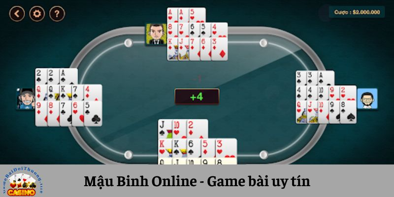 Mậu binh online với nhiều sảnh chơi hấp dẫn