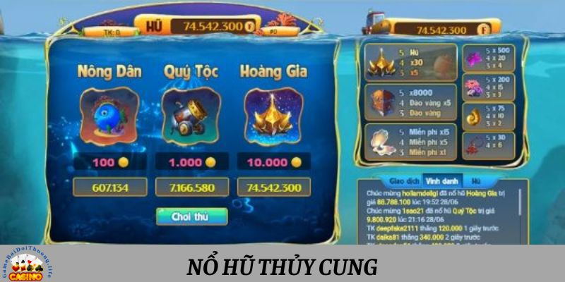 Luật chơi game Thủy Cung